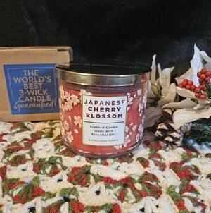 Bath & Body Works Japanese Cherry Blossom 3-wick Candle